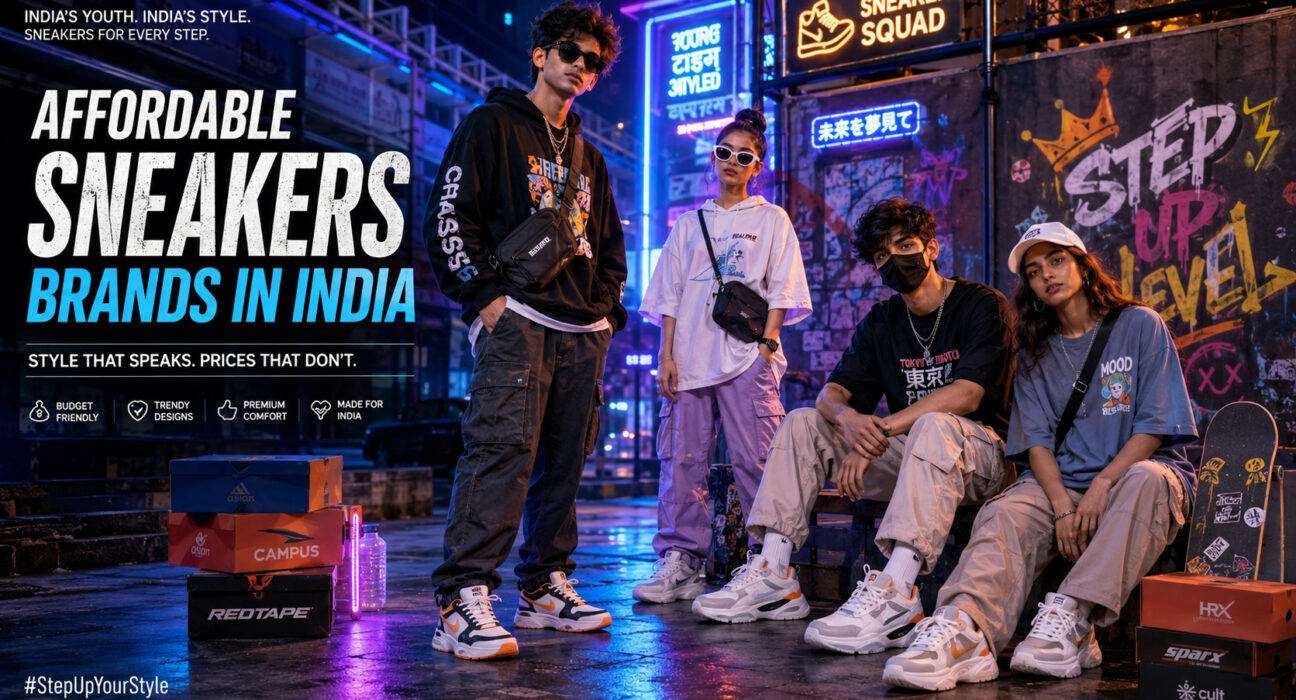 Best Budget Sneakers in India stylish affordable sneakers under 2000.