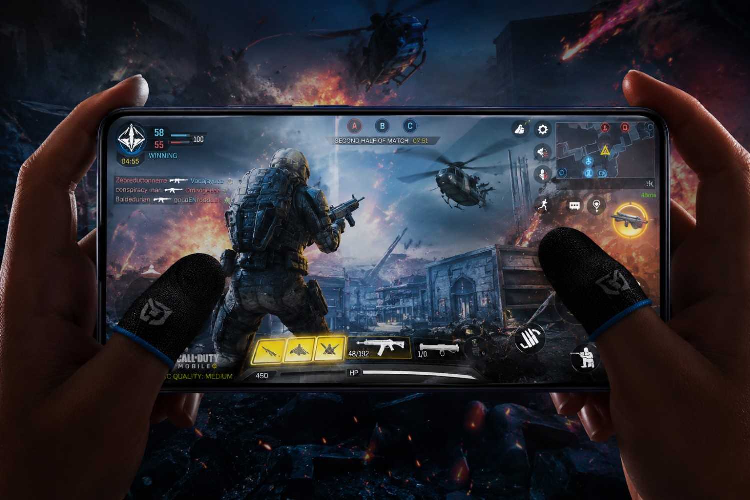 Best mobile FPS shooter game action scene in 2026.
